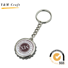 Металлическая Крышка от бутылки keychain с изготовленный на заказ Логосом (K03093)
